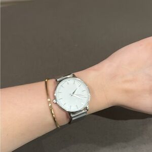 Silver Adjustable Watch